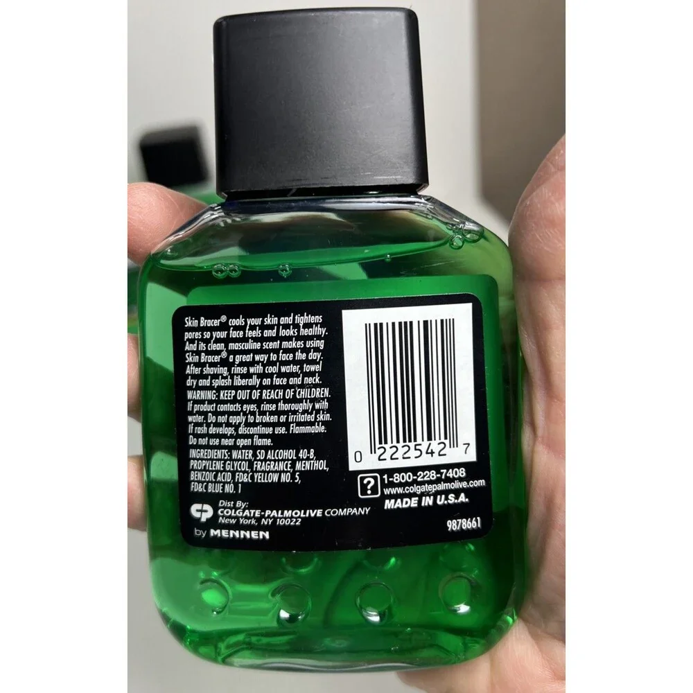 **PACK OF 6** Skin Bracer ORIGINAL AFTER SHAVE by Mennen 5 oz 147 ml DADCORE